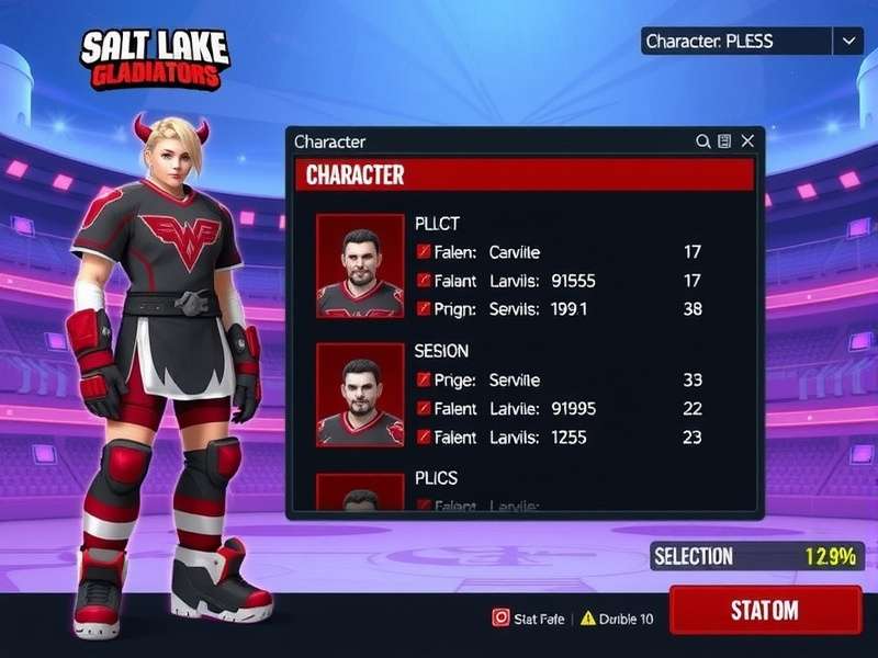 Salt Lake Gunfire Gladiators Game Screenshot